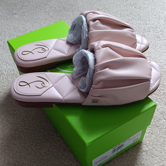 Sam Edelman Briar Pale Pink Lea slippers - Picture 1 of 3